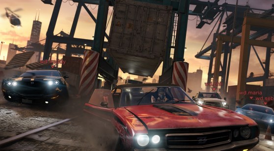 Watch Dogs multiplayer chase.