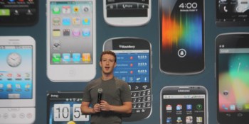 Facebook is all-in with mobile, CEO Zuckerberg says