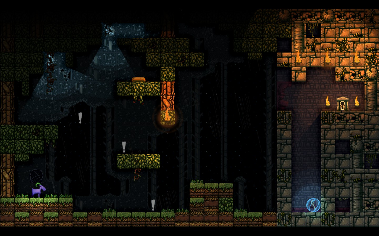 My mom spent a lot of time in the first level.