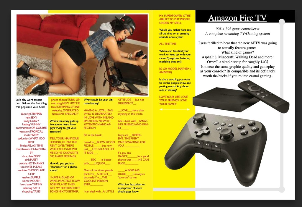 gamer girls review page