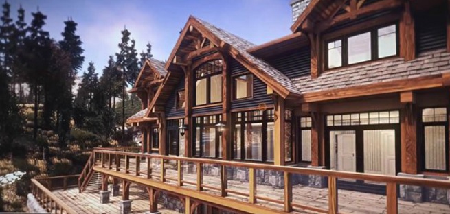 Hirsh Log Homes is built with Unity