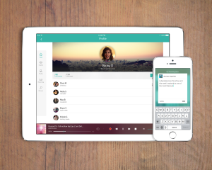 TuneIn's new social update for iOS devices.