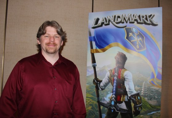 Terry Michaels, game designer for Landmark