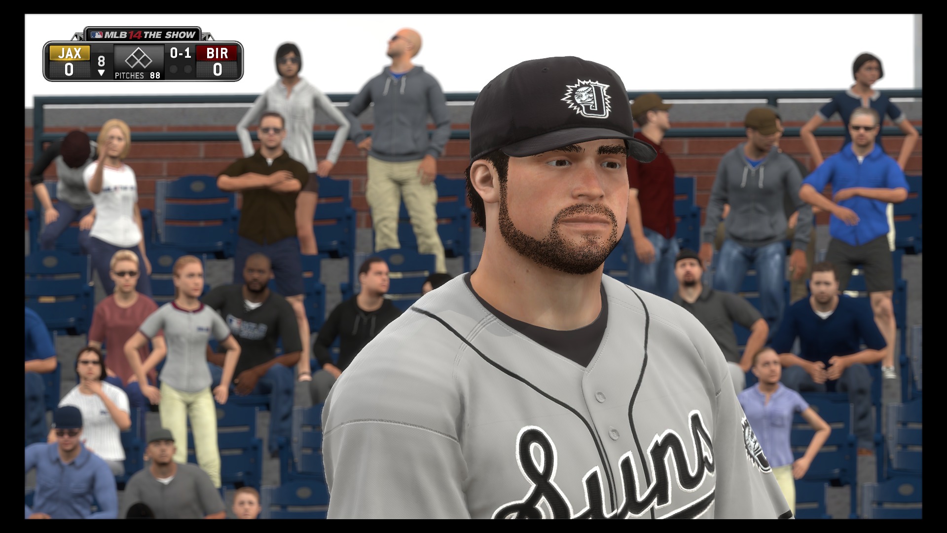 My Road to the Show character. I like to think he looks a bit like me.