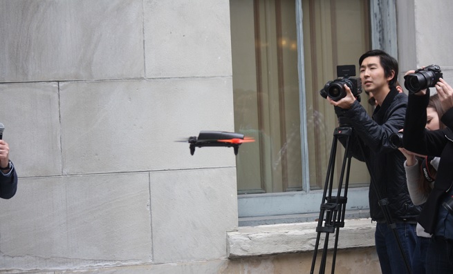 Parrot Bepop with photographers