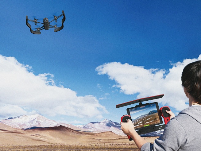 Parrot Bebop with kid pilot