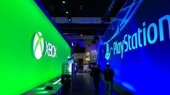 Sony and Microsoft head-to-head at last year's E3.
