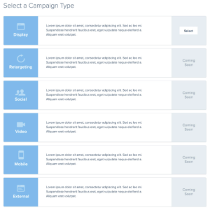 Creating new campaigns