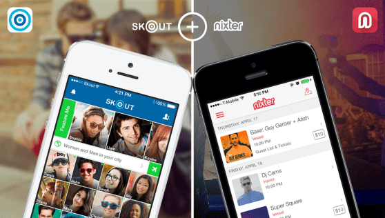 Skout's app meets Nixter's app.