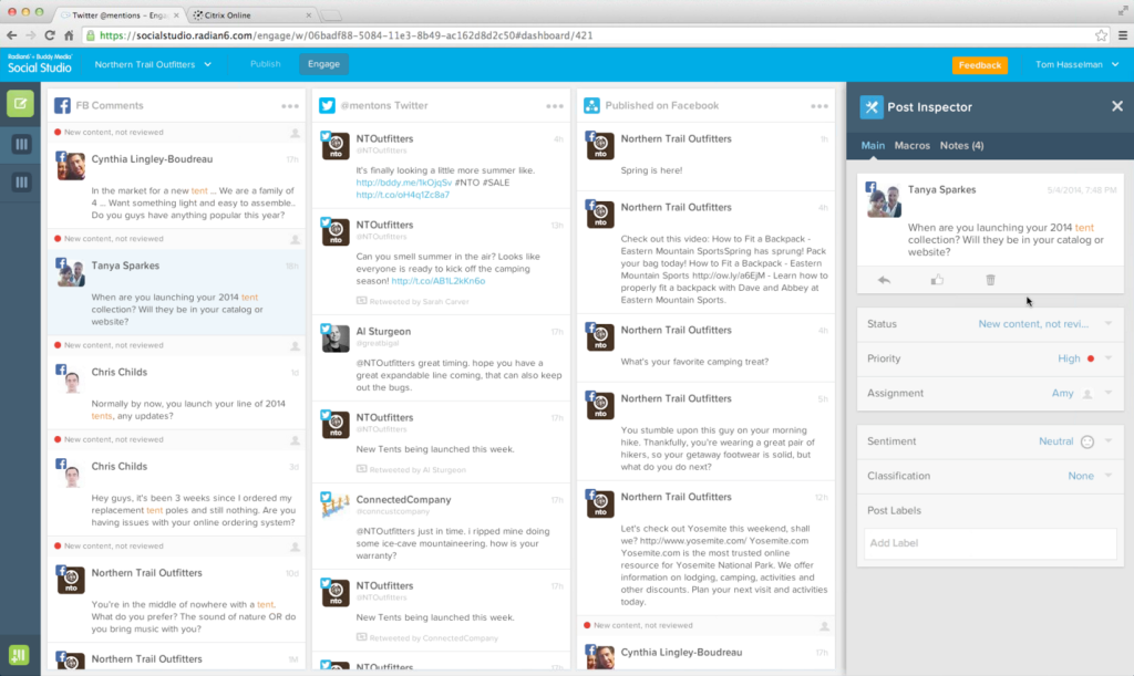 Social Suite is somewhat reminiscent of HootSuite's interface, perhaps