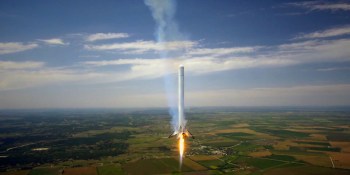 SpaceX releases 360-degree video of its Falcon 9 rocket landing on an ocean platform