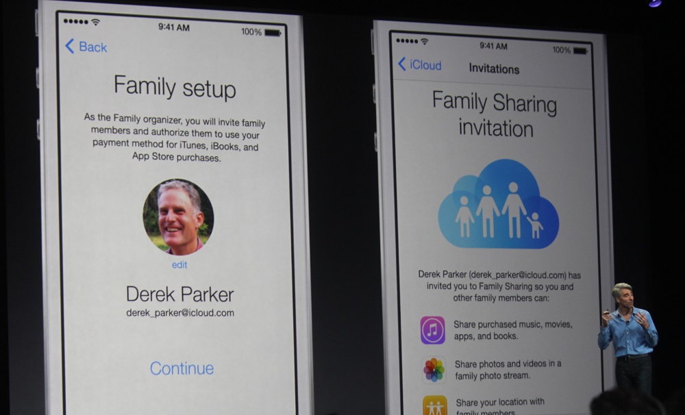 Apple's iOS Family Sharing