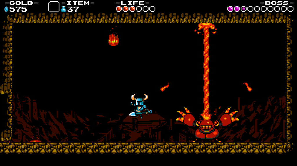 One of Shovel Knight's great bosses is a bit of a hothead.
