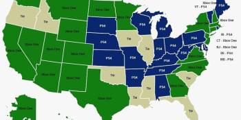 PS4 vs. Xbox One in the U.S.: Here's a state-by-state breakdown of the console war