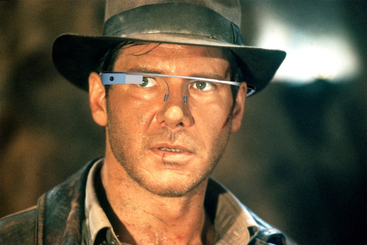 Not even Indy gets to wear Glass to the movies.