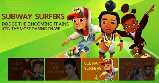 iDreamSky Subway Surfers promo