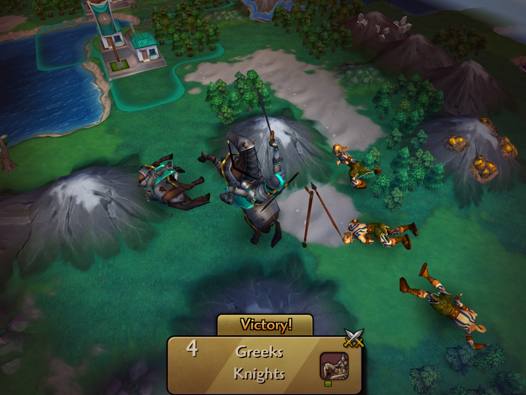 CivRev 2 in action for iOS.