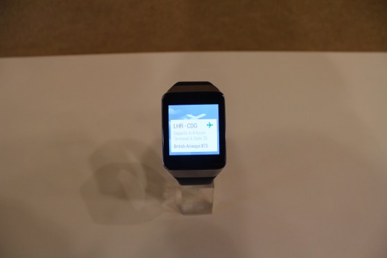 Samsung Gear Live flight