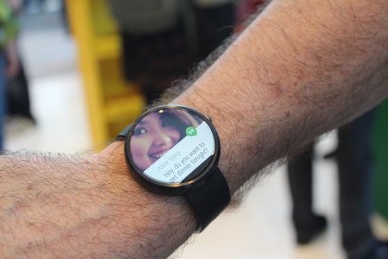 Moto 360 wrist