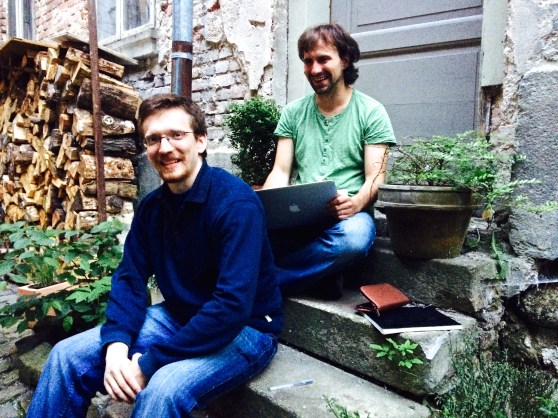 Dingo CTO Martin Wenisch and developer Jura Ibl