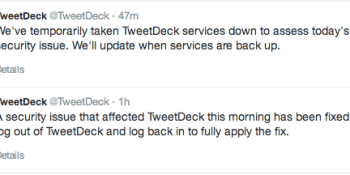 TweetDeck was hacked, spread malicious code, & is still buggy (Update: it's back)