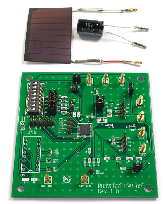 Spansion energy harvesting boards