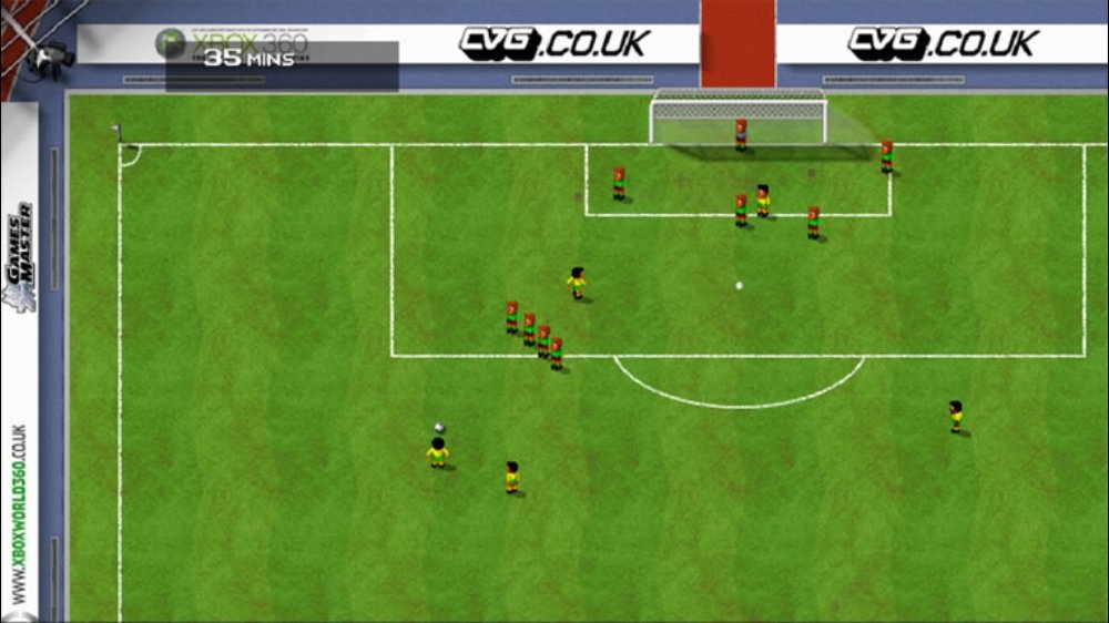 Sensible World of Soccer features simple, retro-style gameplay.