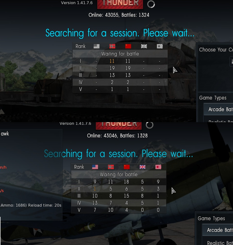 War Thunder Queue