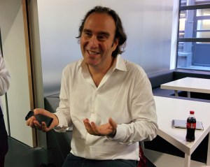 Free founder Xavier Niel, speaking at Ecole 42, the free engineering school he created.