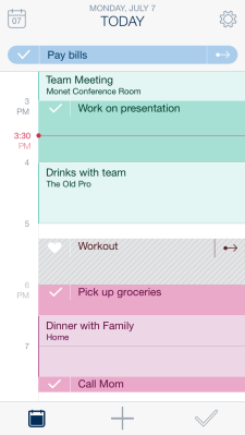 Timeful app -- Calendar with Suggestion 1