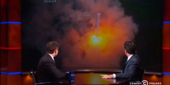 Elon Musk tells Colbert why humanity *needs* a reusable rocket (video)