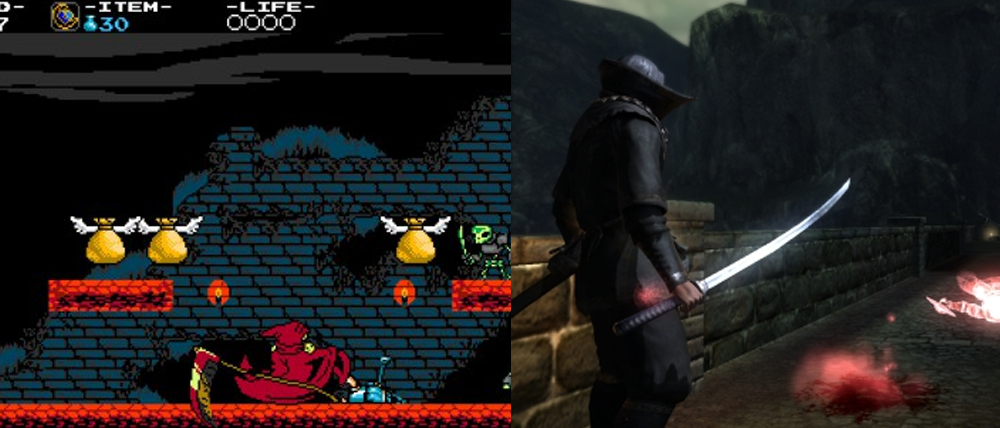 Shovel Knight vs. Dark Souls.