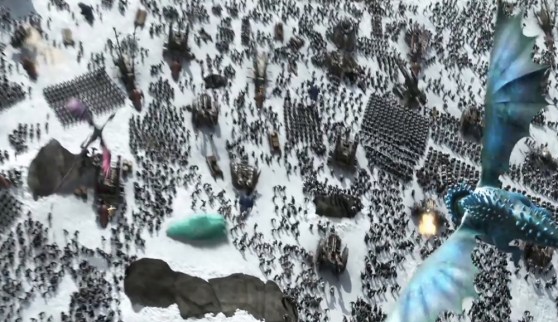DreamWorks Animation's battle scene in How to Train Your Dragon 2