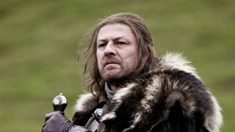 Ned Stark's motto: "Winter is coming."