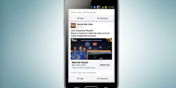 Facebook tests an unconventional new ad unit in India