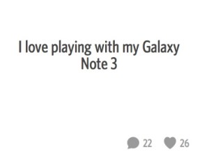 Galaxy ad