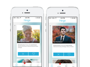 Hinge -- screenshots