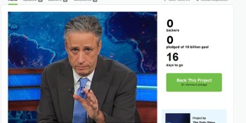 'The Daily Show' 'launches' fake $10B Kickstarter campaign to buy CNN (video)