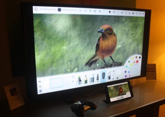 Nvidia Dabbler app on Shield Tablet and TV