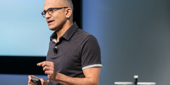 Nadella's first full quarter at Microsoft barely beats revenue predictions, but profits slip