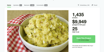 Kickstarter reacts to that $10,000 potato salad project