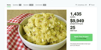 Kickstarter reacts to that $10,000 potato salad project