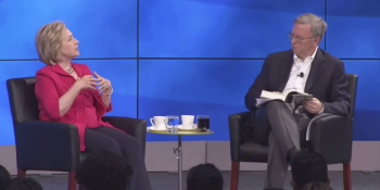 Watch Hillary Clinton tell Googlers her one solution to fix inequality in an economy run by robots