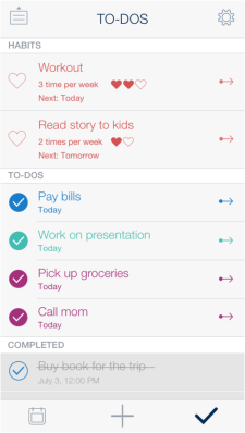 Timeful app -- Task List