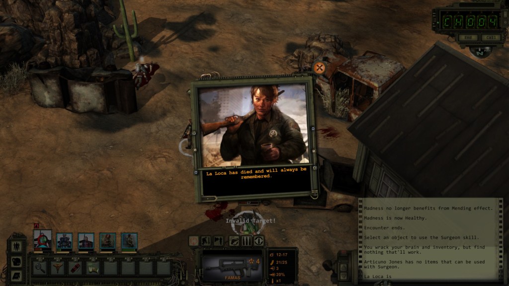 Wasteland 2 Death