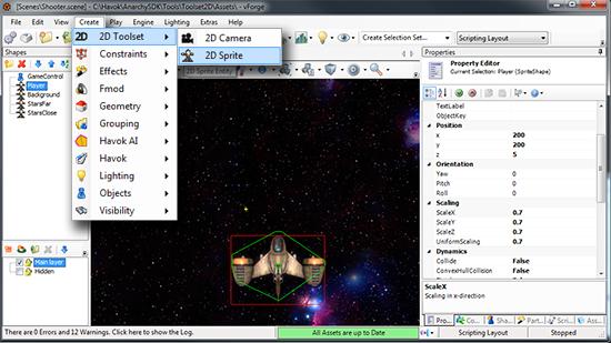 The Project Anarchy engine.