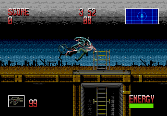 Alien 3 SEGA Genesis Alien Attack