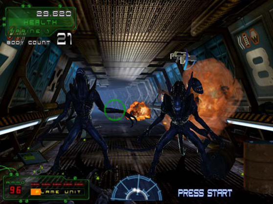 Aliens: Extermination alien attack