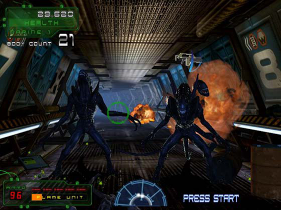 Aliens: Extermination alien attack