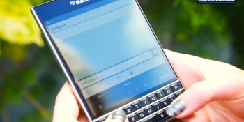 BlackBerry Passport gets physical keyboard that's a touchpad, too